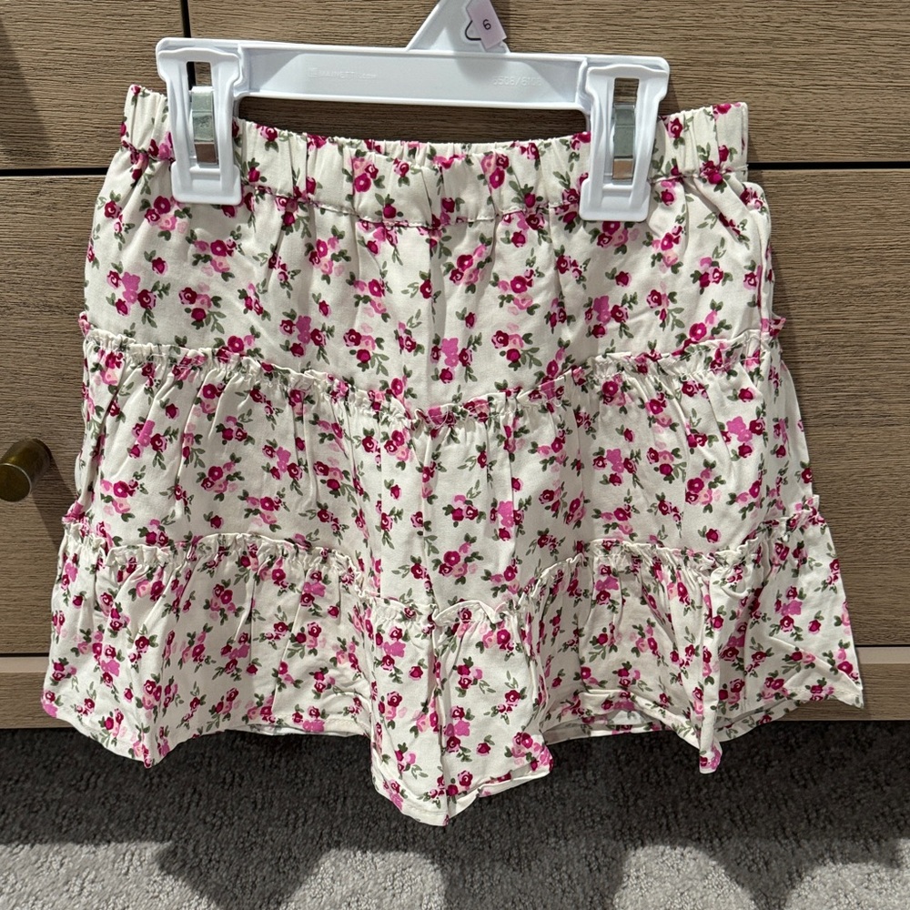 Children’s Place Floral Tiered Skort